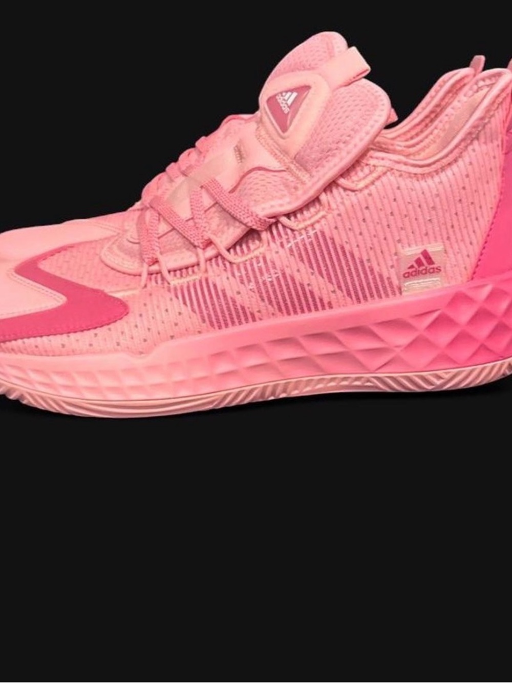 adidas men’s size 10 Pink Athletic Trainer Sneaker